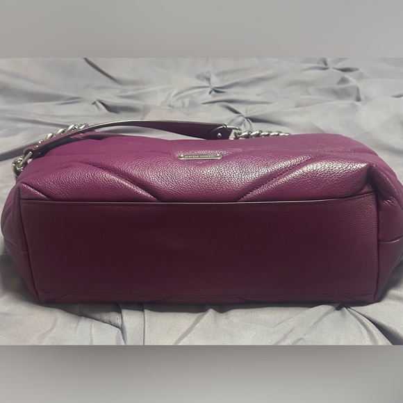 Rebecca Minkoff Edie Maxi Shoulder bag- Purple Leather - Picture 7 of 9